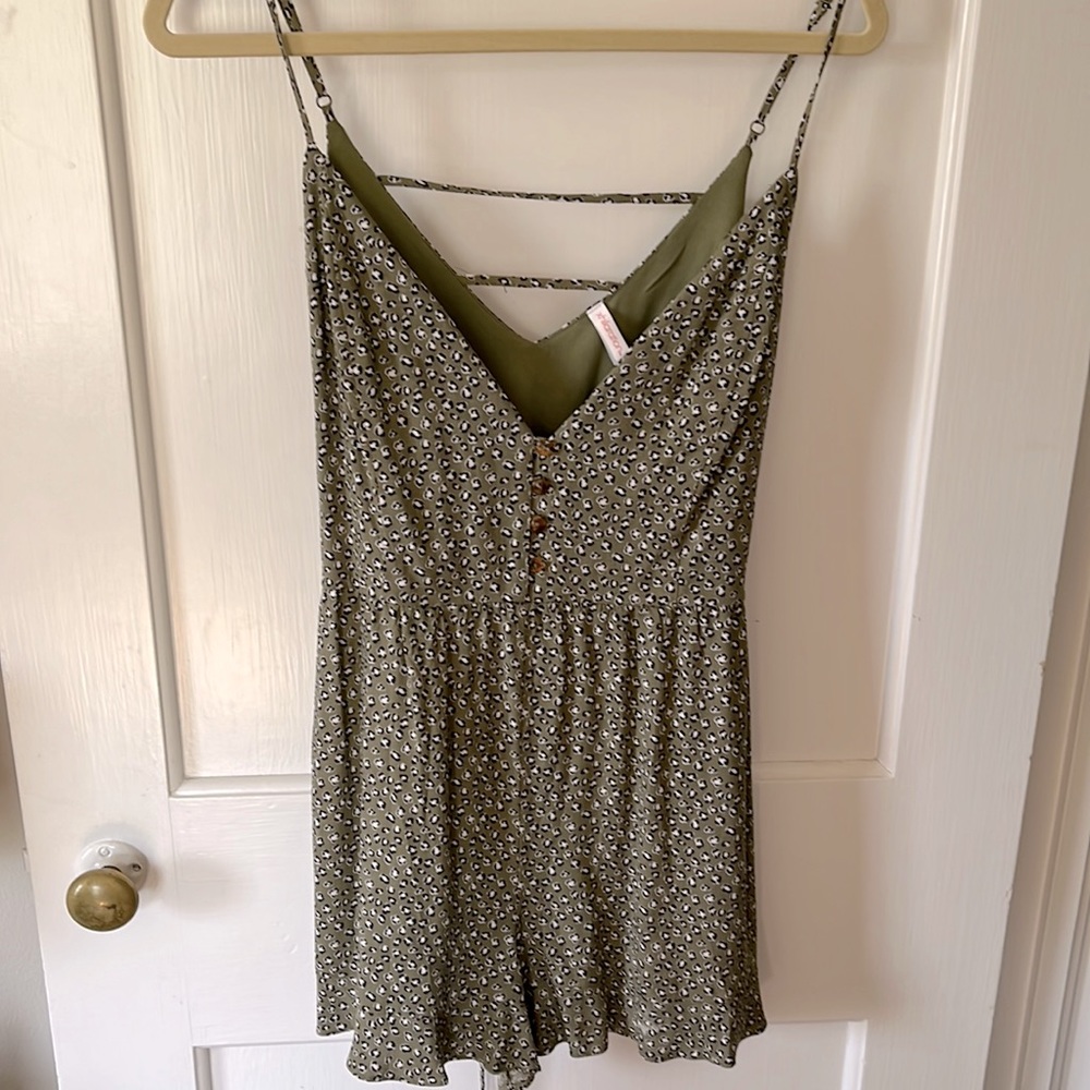 Animal Print Romper